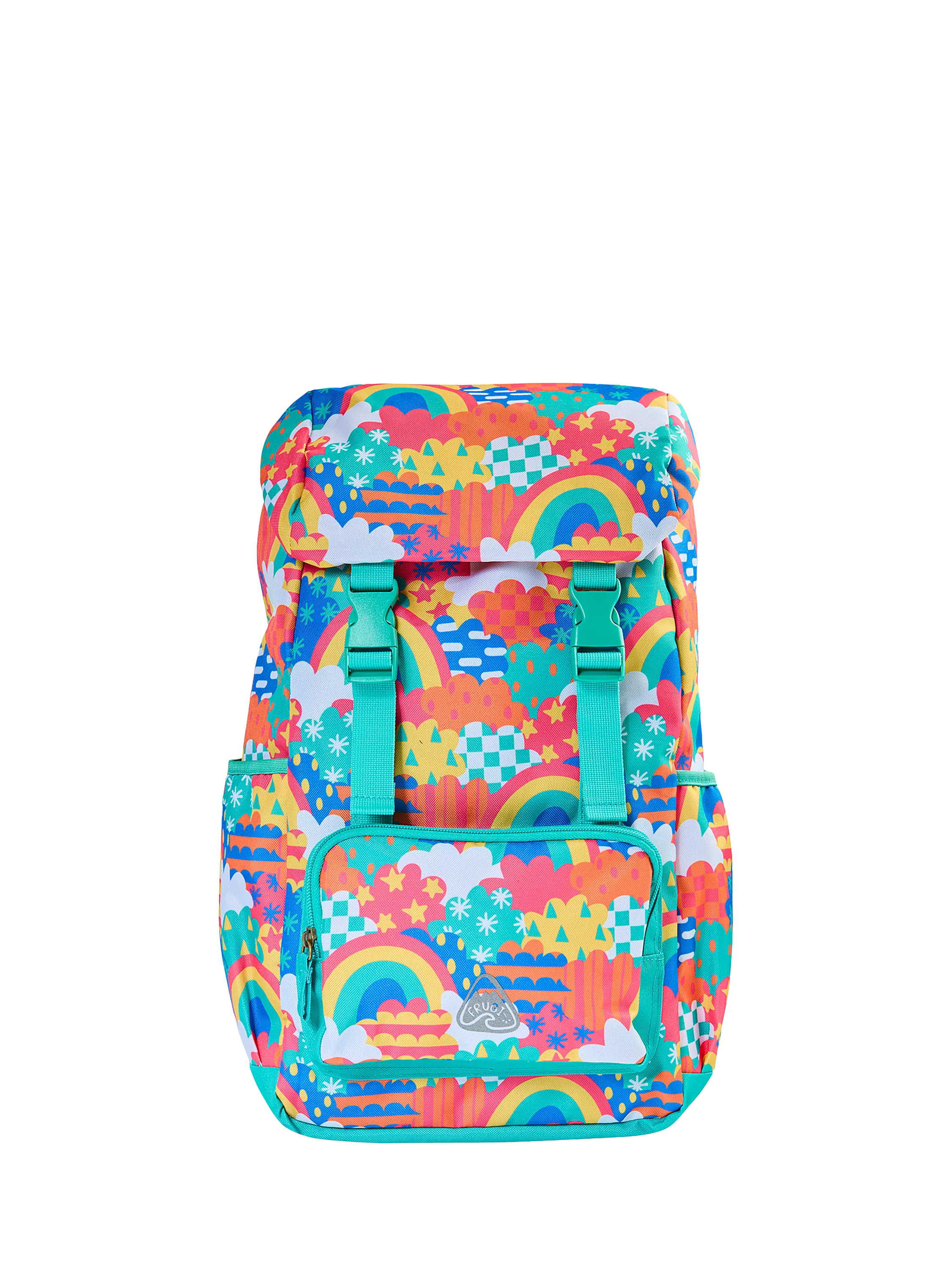 Frugi Kids' Trail Blazing Backpack Multi, imported from the UK