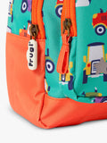 Frugi kids backpack tractor print reflective, UK version