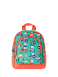 Frugi kids backpack tractor print reflective, UK version