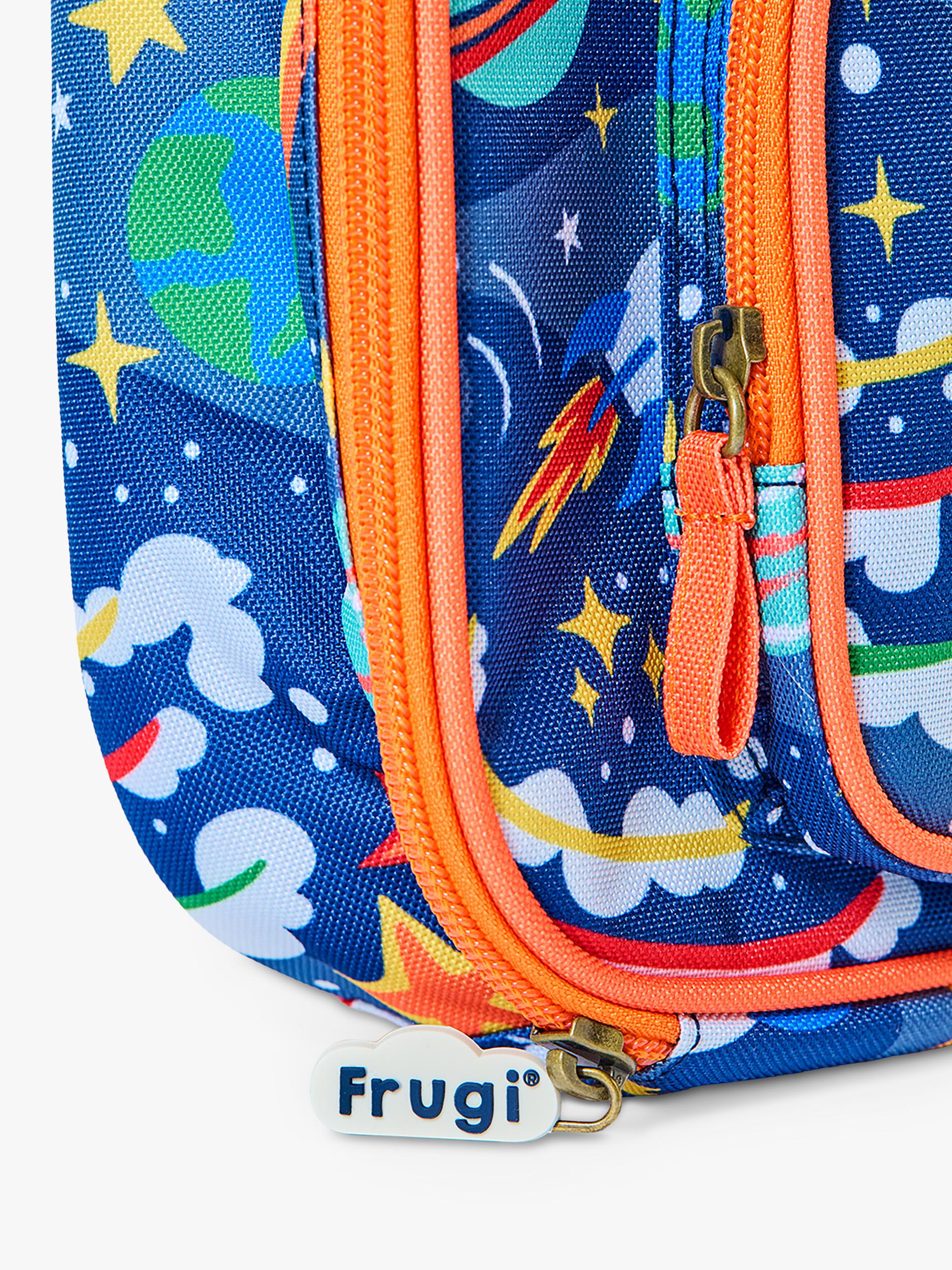 Frugi kids lunch bag Explore The Stars with foil lining - British product
