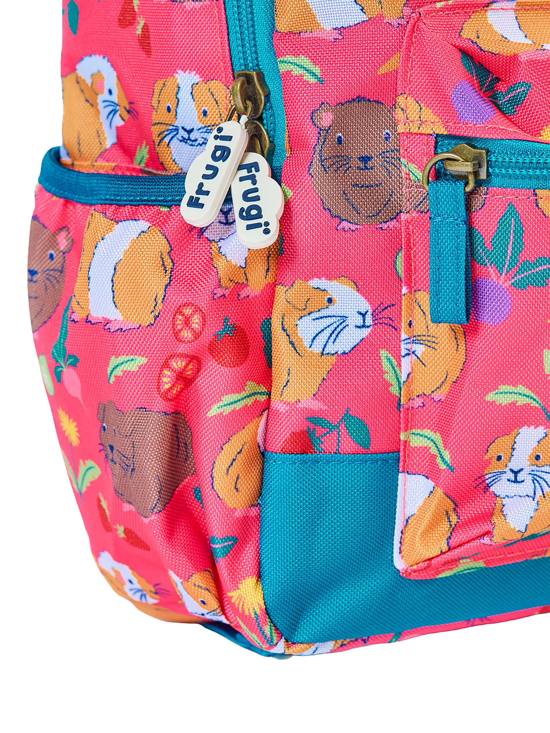 Frugi kids explorers character backpack multi - British product