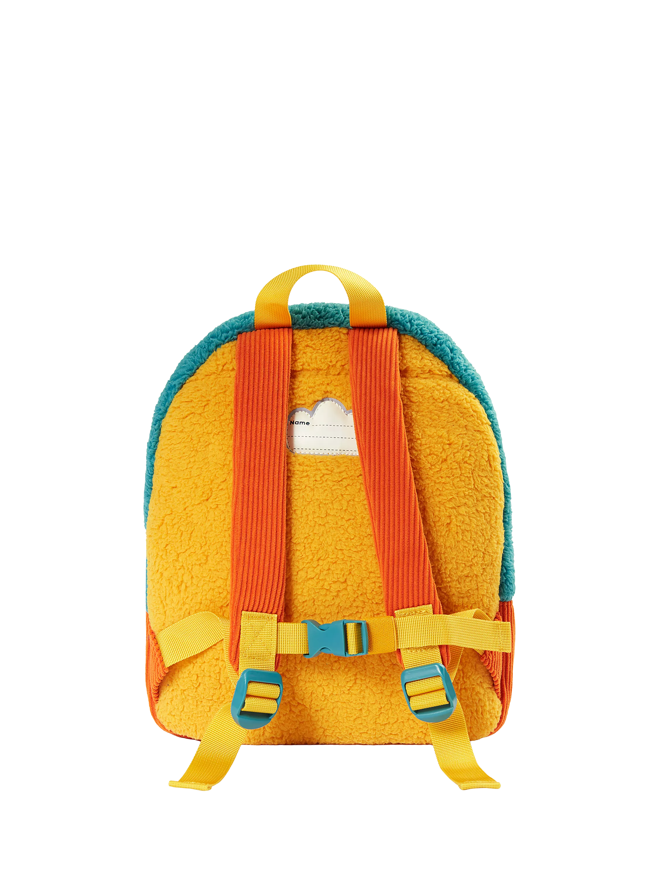 Frugi kids fleece character backpack multi, UK version