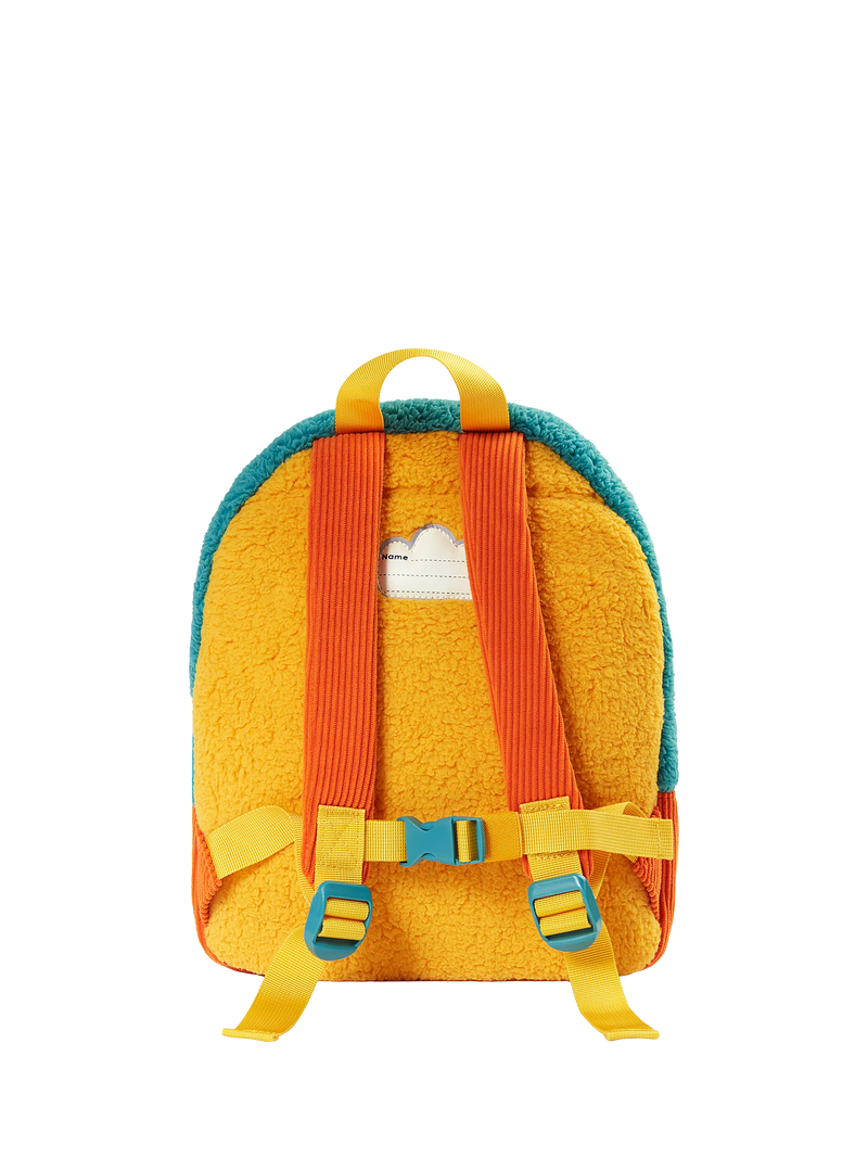 Frugi kids fleece character backpack multi, UK version