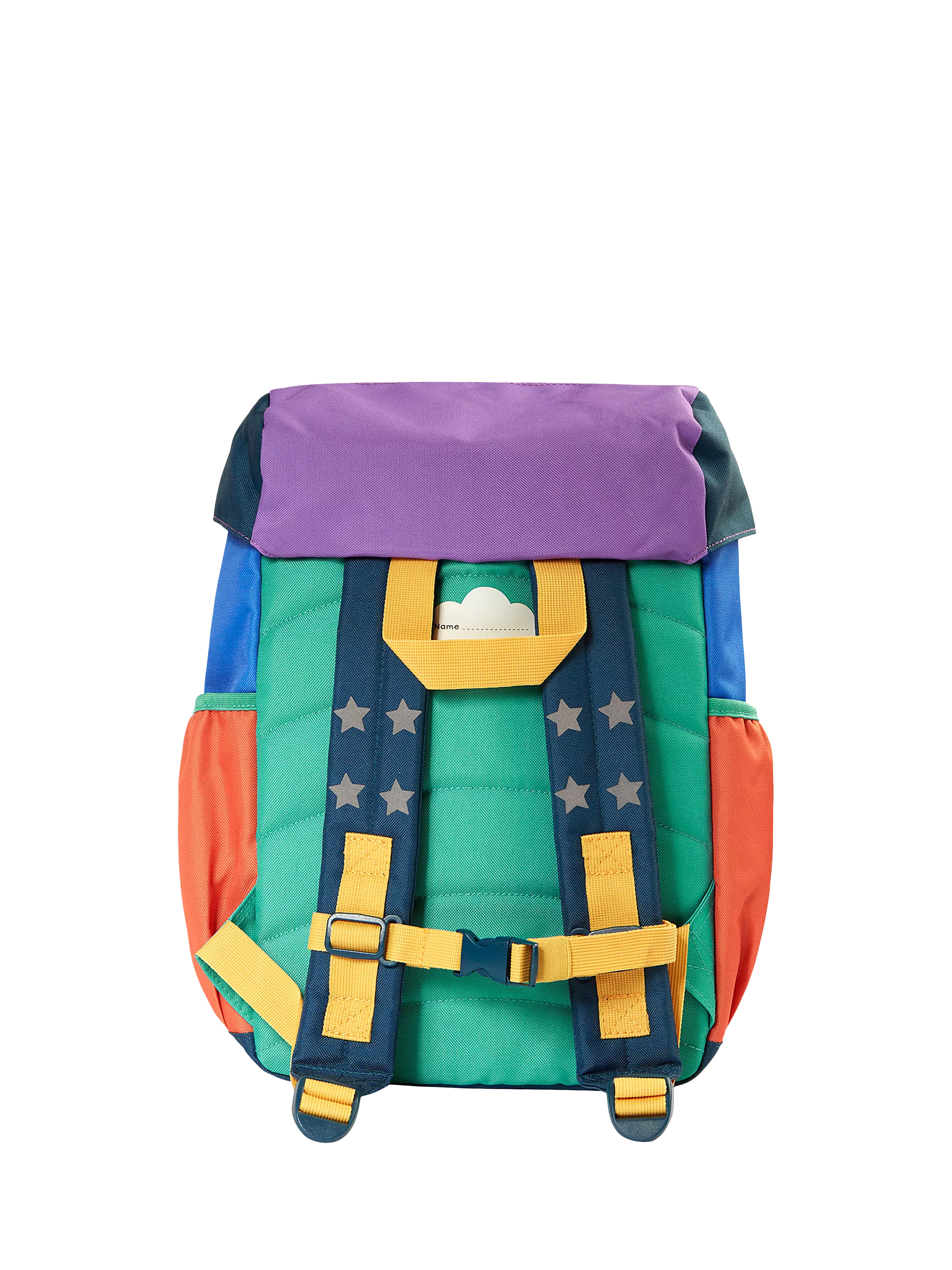 Frugi Navi Colour Block Backpack for kids, imported from the UK