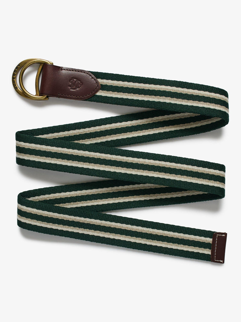 Superdry Heritage Stripe Webbing Belt, imported from the UK