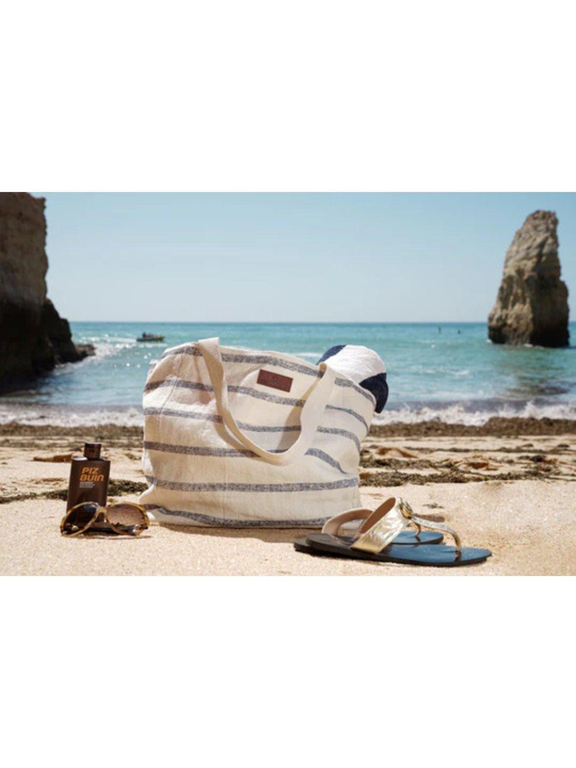 Seaspray Jumbie stripe beach bag and purse set - British product