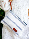 Seaspray Jumbie stripe beach bag and purse set - British product