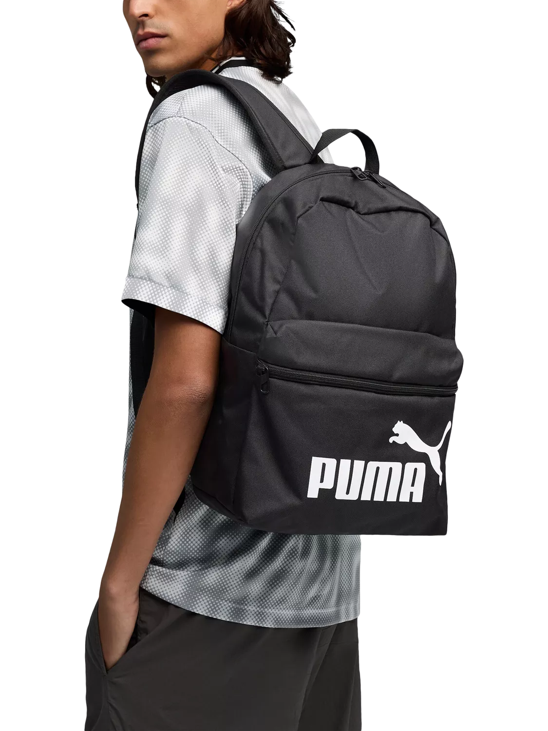 PUMA Phase 20L backpack Puma Black, imported from the UK