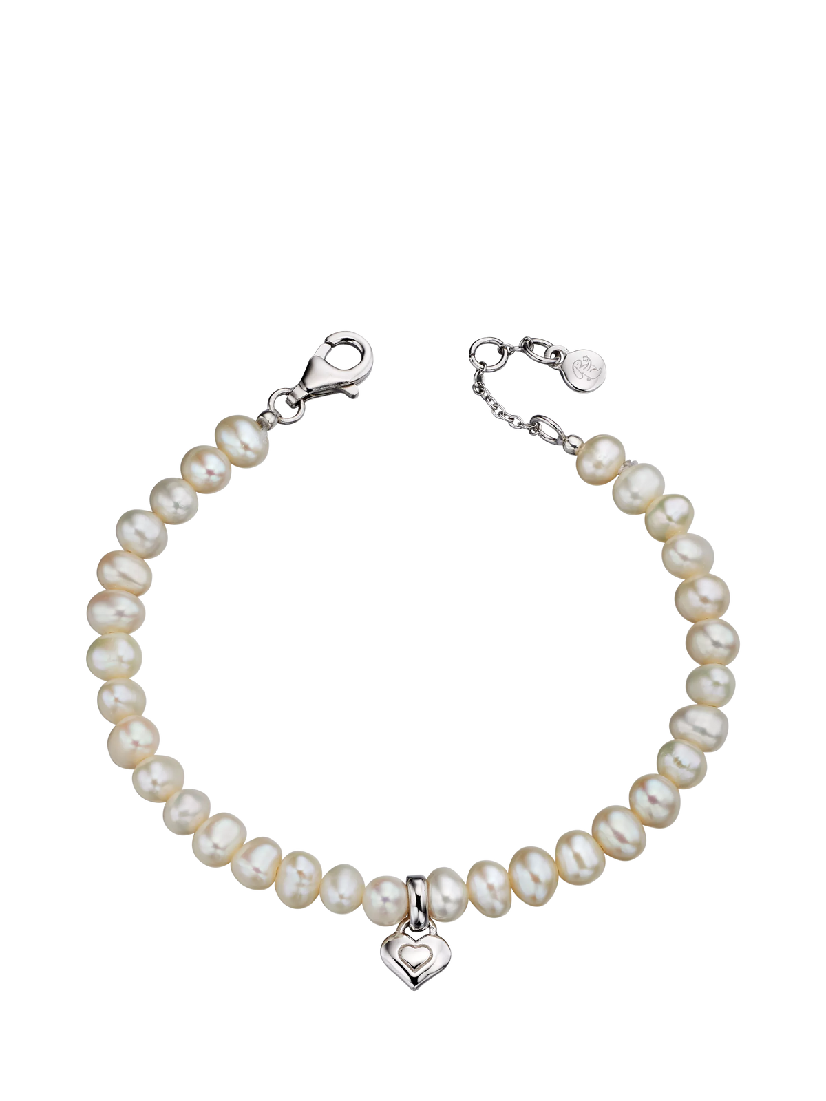 Little Star Marni bracelet freshwater pearl silver heart (British brand)