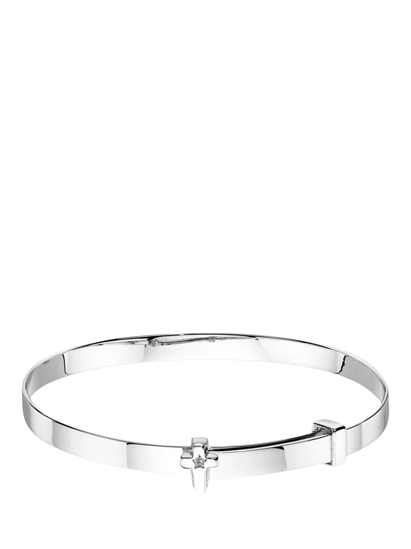 Little Star Honor silver bangle 5cm (British brand)