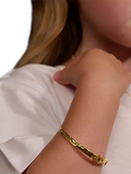 Little Star Inaya gold baby bangle 5cm (British brand)