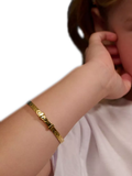 Little Star Inaya gold baby bangle 5cm (British brand)