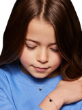 Little Star kids Anna heart charm bracelet silver, imported from the UK