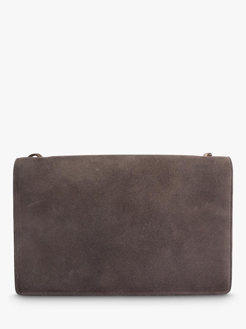 SAINT LAURENT Betty suede chain bag brown 27.5cm - British product