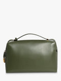 Pre-loved Loro Piana green leather crossbody bag - British product
