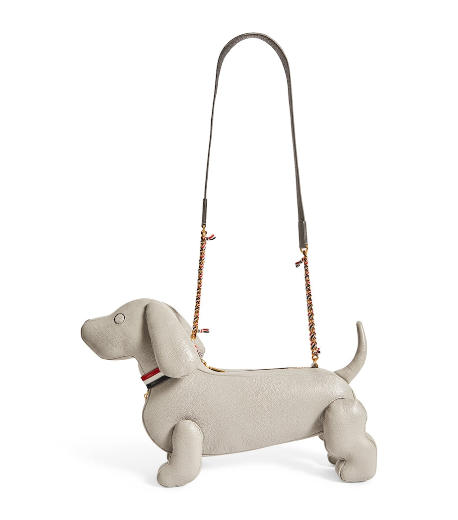 Thom Browne Mini Hector cross-body bag in leather imported from the UK