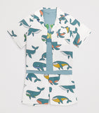 Stella McCartney Kids cotton whale shirt for children 3-14 years - British product