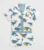 Stella McCartney Kids cotton whale shirt for children 3-14 years - British product