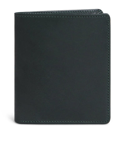 Harrods Swaine Leather Compact Bifold Wallet- Buy online at McGrocer