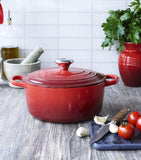 Le Creuset cast iron round casserole dish 20cm, UK version