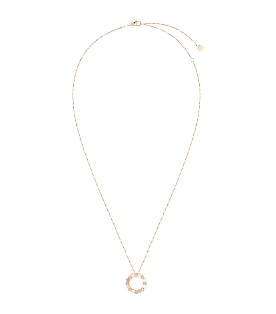 Chaumet Bee de Chaumet pendant necklace rose gold, imported from the UK