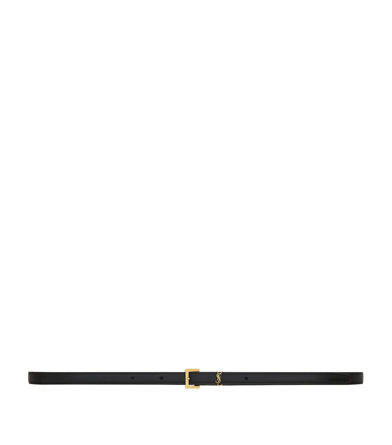Saint Laurent Extra-Thin Cassandre belt 1cm - British product