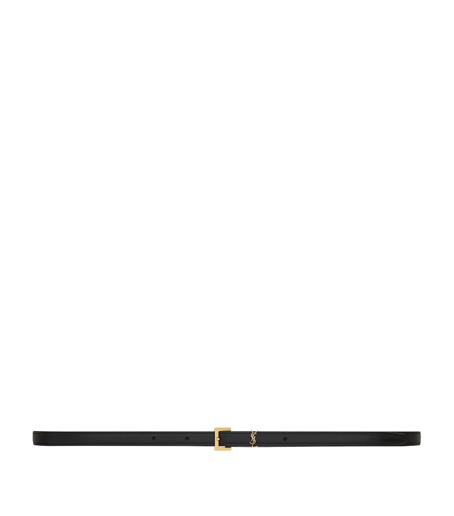 Saint Laurent Extra-Thin Cassandre belt 1cm - British product
