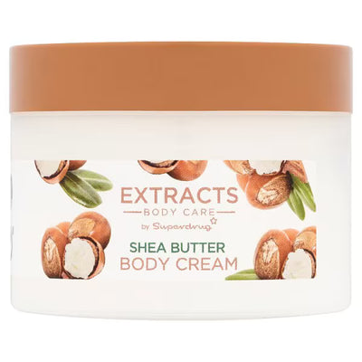 Superdrug Superdrug Extracts Shea Butter Body Cream 475ml- Buy online at McGrocer