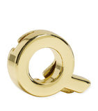 Moleskine gold-plated Q notebook charm, imported from the UK
