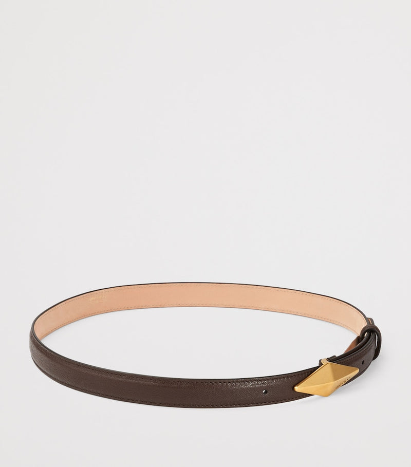 Jimmy Choo diamond clasp belt in calf leather, UK version
