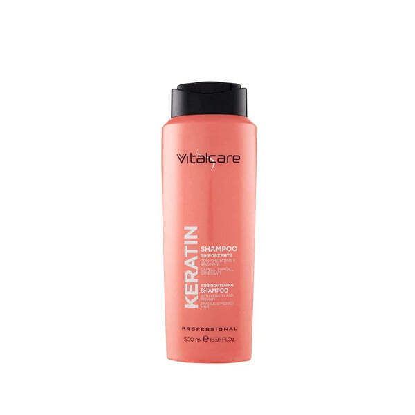 Vitalcare keratin strengthening shampoo 500ml (British brand)