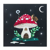 Something Different gnome canvas light up plaque, imported from the UK
