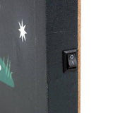 Something Different gnome canvas light up plaque, imported from the UK