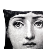 Fornasetti Tema e Variazioni No. 1-6 cushion 40cm x 40cm - British product