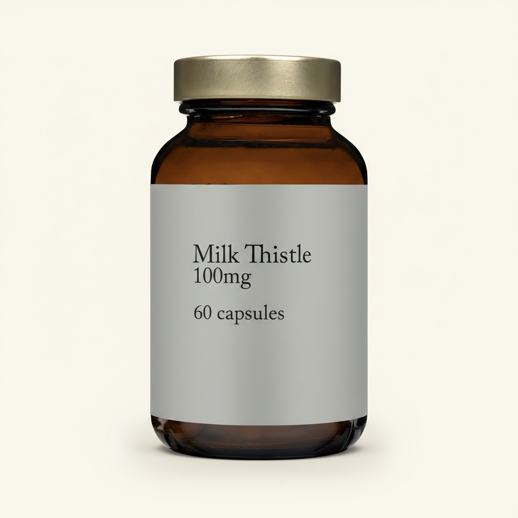Holland & Barrett Milk Thistle 100mg 60 capsules, imported from the UK