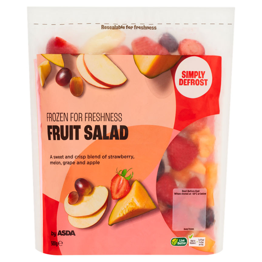 ASDA Frozen For Freshness Fruit Salad 500g GOODS ASDA   