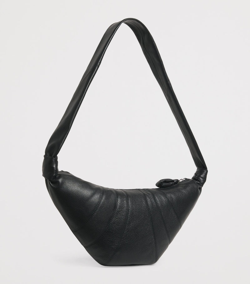Lemaire Croissant shoulder bag in grained leather (British brand)