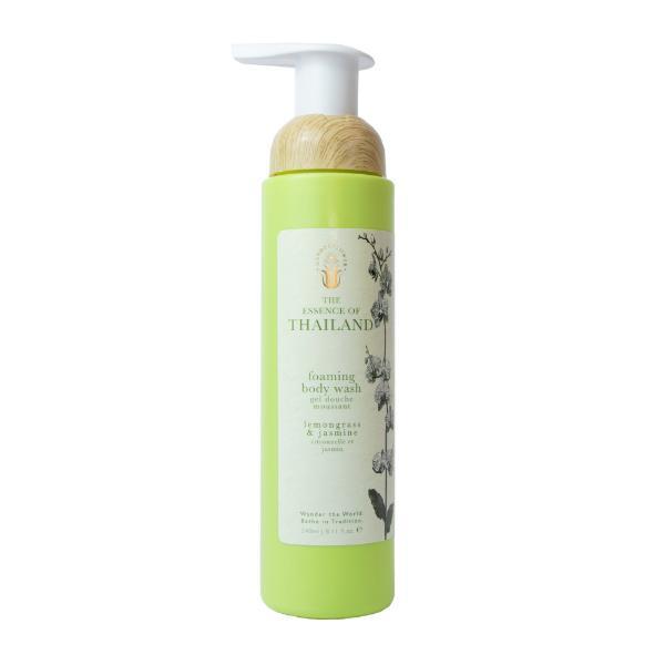 Wanderflower foaming body wash lemongrass jasmine 240ml, UK version