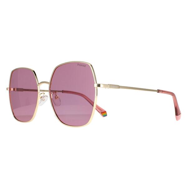 Polaroid PLD 6178/G/S gold polarized sunglasses (British brand)