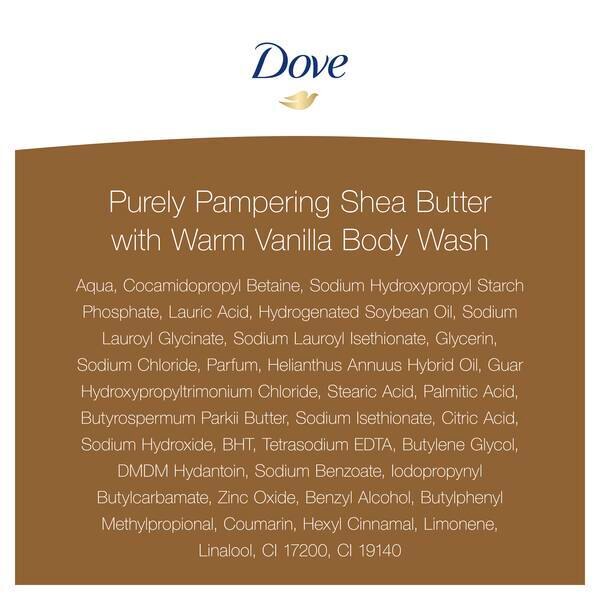 DNR Dove pampering shea butter Bodywash Shower Wash 450ml GOODS Superdrug   