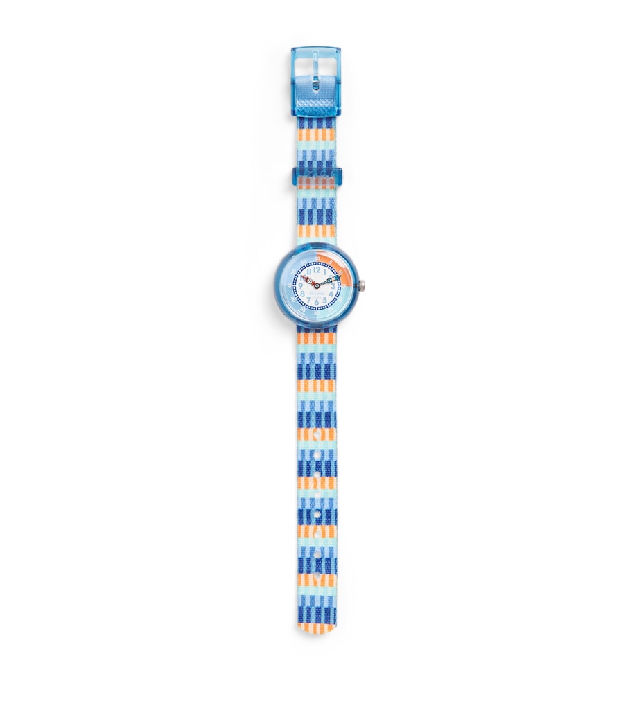 Flik Flak Stripy Stripes watch 31.85mm, imported from the UK