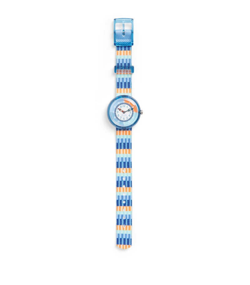 Flik Flak Stripy Stripes watch 31.85mm, imported from the UK