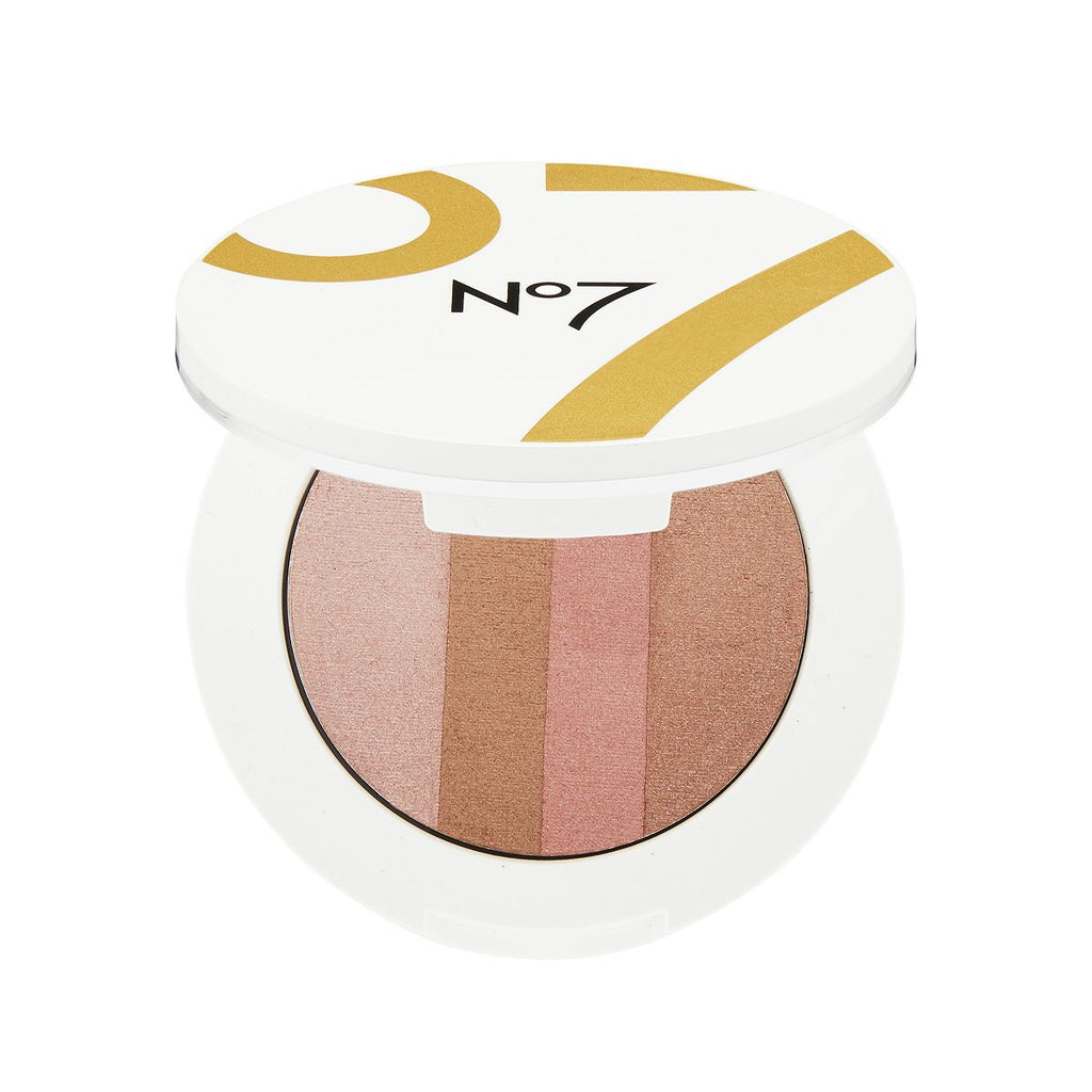 No7 Rose Shimmer Highlight Palette 10g