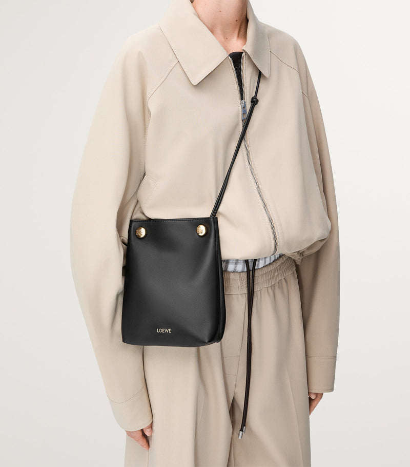 LOEWE leather Pebble cross-body bag - British product