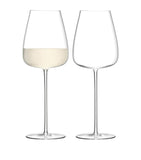 Set of 2 Handmade White Wine Goblets 690ml