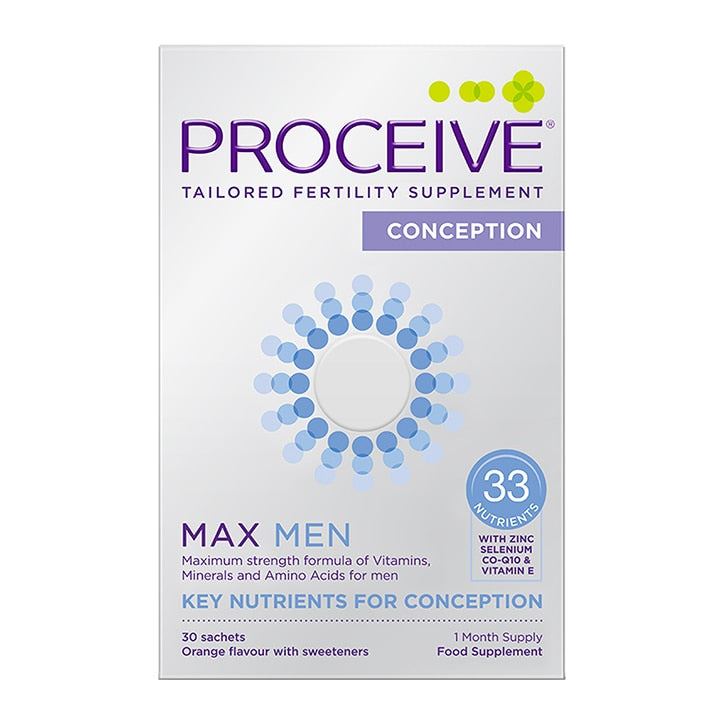 Proceive Max Men Advanced Fertility Supplement 30 Sachets GOODS Holland&Barrett