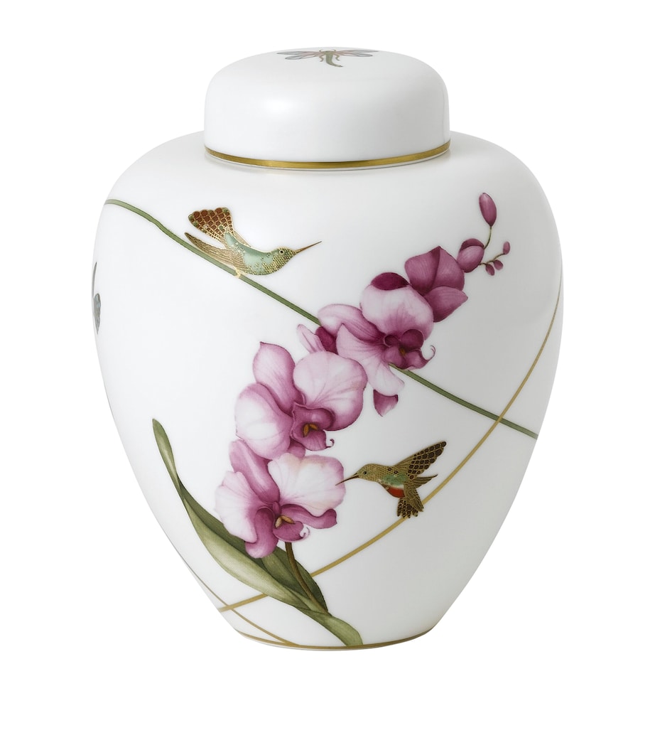 Wedgwood Hummingbird Lidded Vase 15cm (British brand)