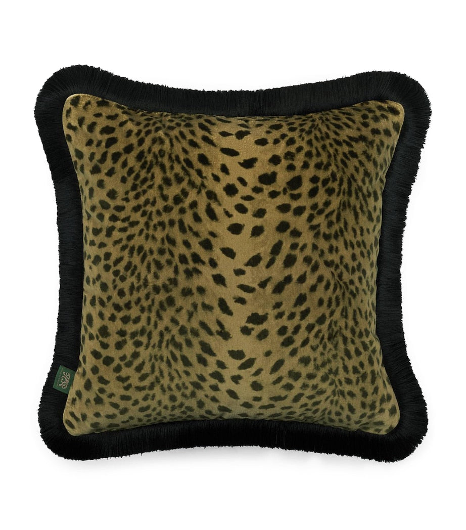 House Of Hackney Velvet Savanna Fringed Cushion 45cm x 45cm, UK version
