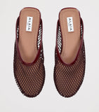 Alaïa fishnet mules flat shoes - British product