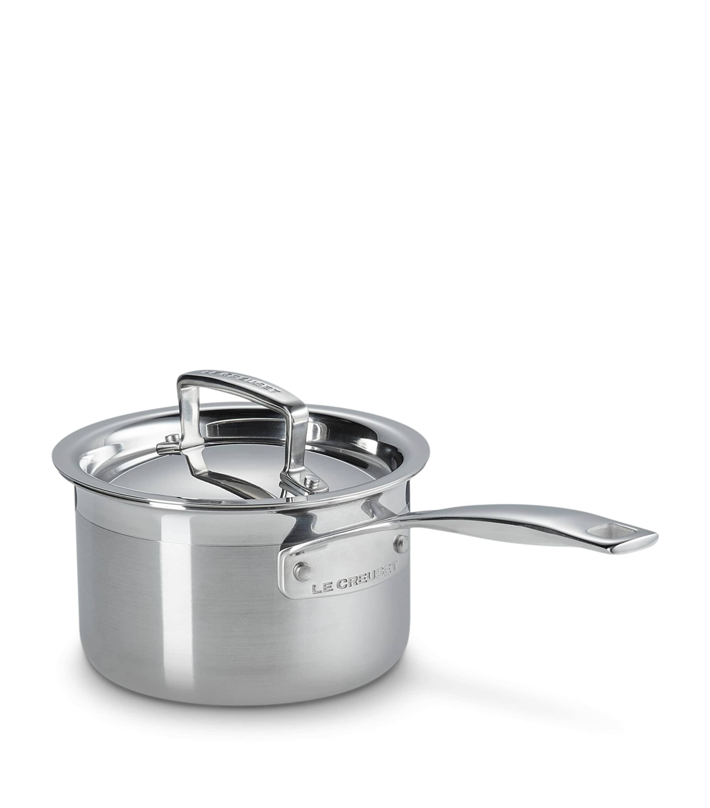 Le Creuset 3-ply stainless steel saucepan 14cm (British brand)